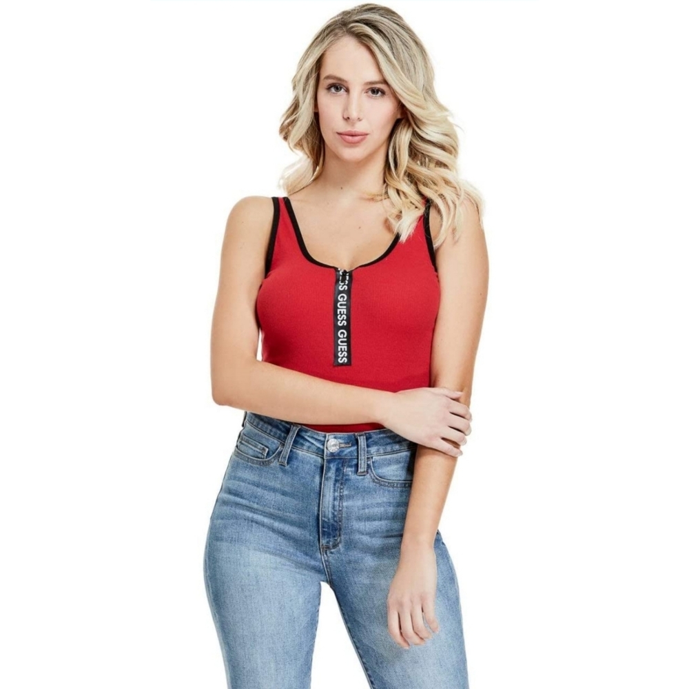 Guess "JACEY" Logo Tape Bodysuit